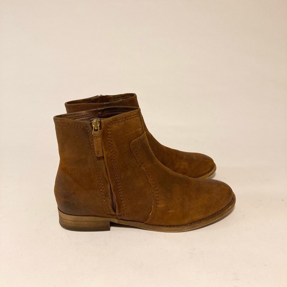 Franco Sarto Kelvin Tan Leather Ankle Boots size 8 - Picture 3 of 16